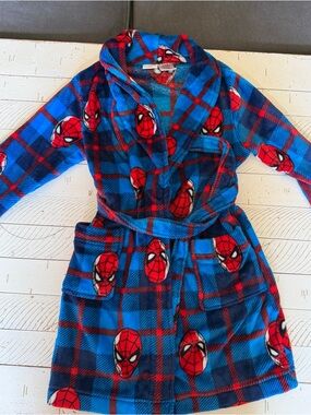 Marvel Spiderman Fleece Kids Robe